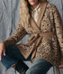 The Bandana Riding Cardigan - Camel